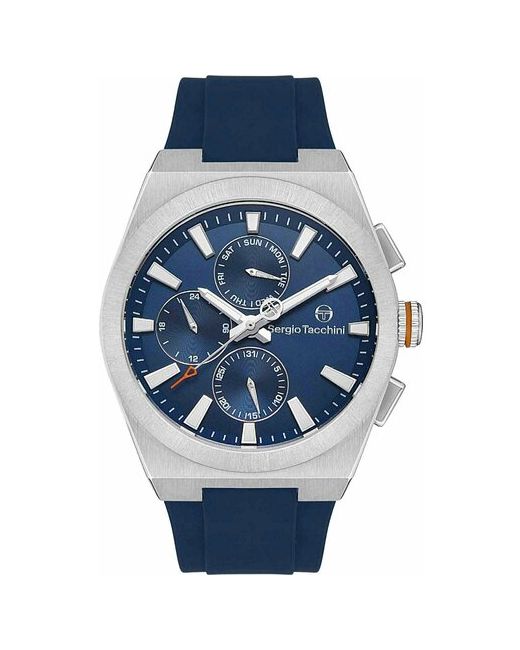 Sergio Tacchini Наручные часы ST.1.10362-2 серебряный синий