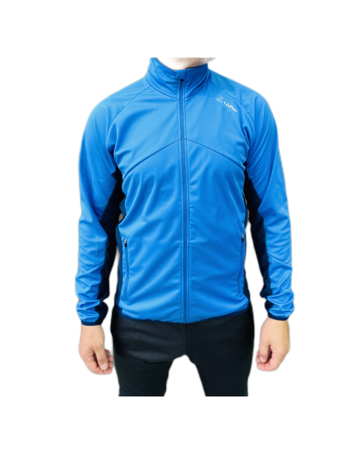 Loffler Куртка средней длины силуэт прилегающий без капюшона воздухопроницаемая влагоотводящая ветрозащитная карманы водонепроницаемая размер 54