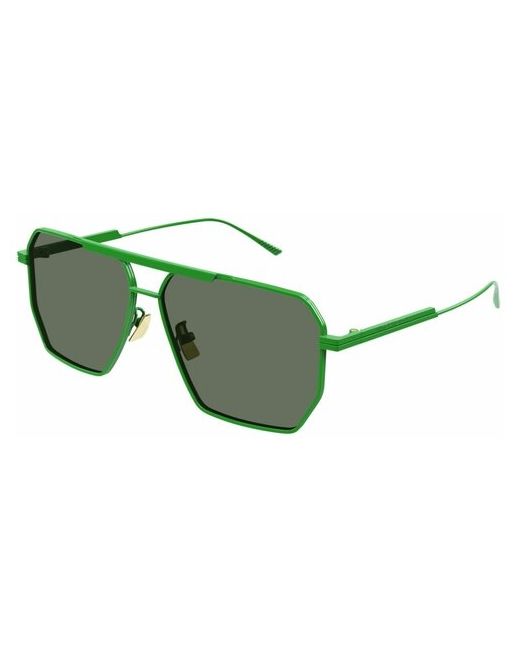 Bottega Veneta Солнцезащитные очки BV1012S 006 прямоугольные оправа для