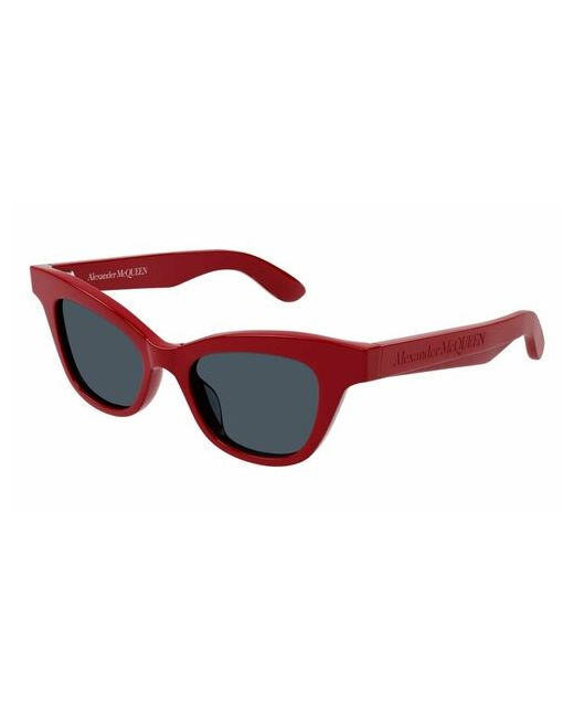 Alexander McQueen Солнцезащитные очки AM0381S 003 прямоугольные для