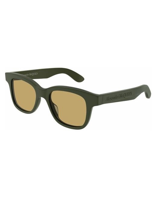 Alexander McQueen Солнцезащитные очки AM0382S 007 прямоугольные для