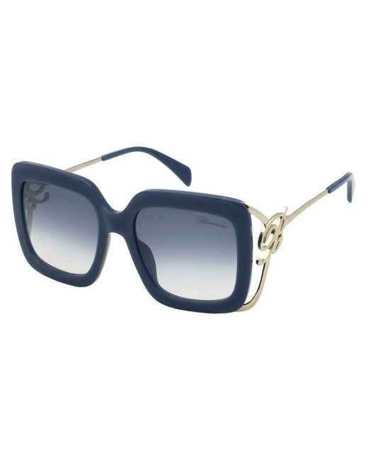 Blumarine Солнцезащитные очки квадратные с защитой от УФ градиентные для