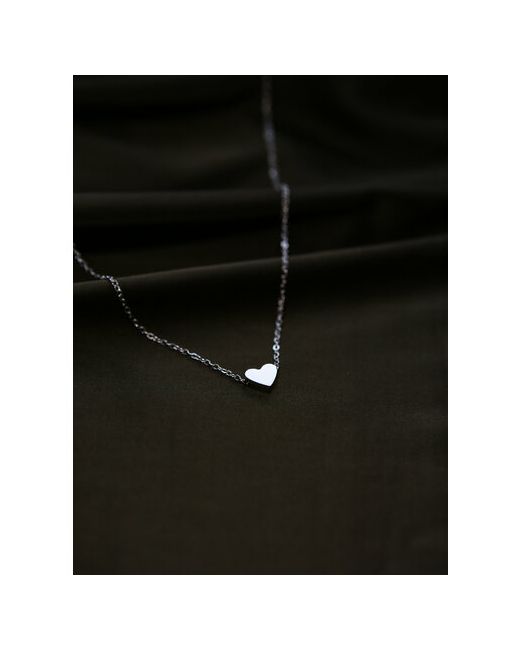 Reniva Подвеска кулон на шею Клевер маленький цепочке в стиле минимализм