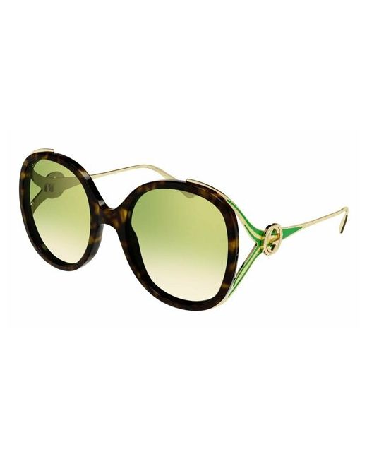 Gucci Солнцезащитные очки GG0226S 006 прямоугольные оправа для