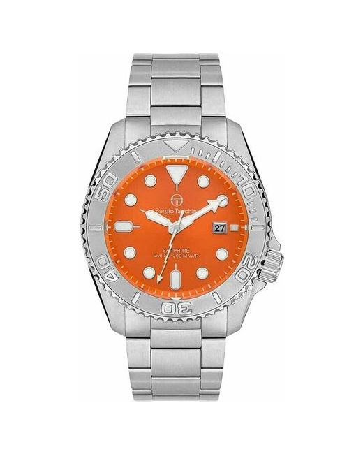 Sergio Tacchini Наручные часы ST.3.10001-3 серебряный коралловый