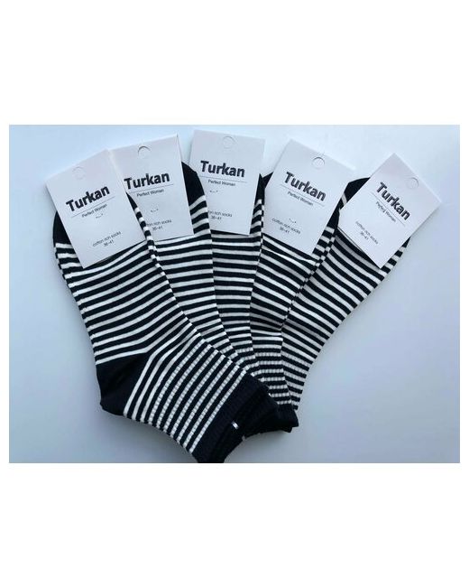 Turkan носки средние быстросохнущие антибактериальные свойства износостойкие 5 пар размер 36-41 черный