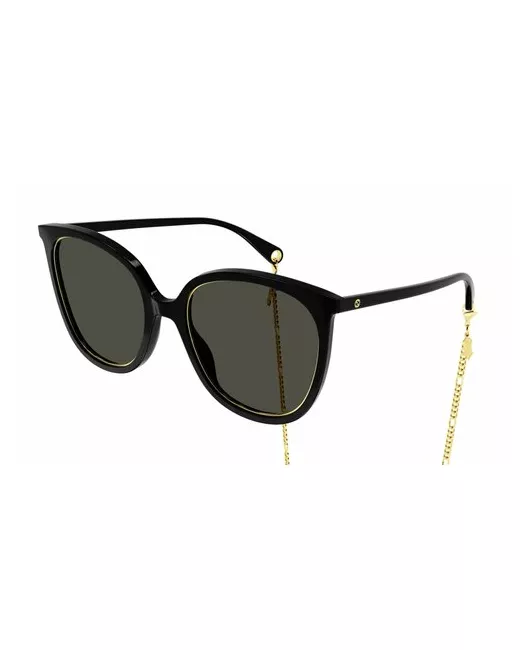 Gucci Солнцезащитные очки GG1076S 001 прямоугольные для