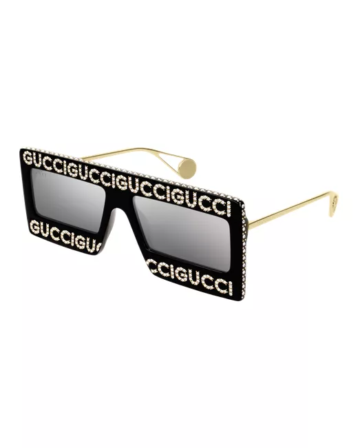 Gucci Солнцезащитные очки GG0431S 001 прямоугольные для