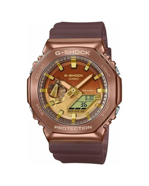 Casio Наручные часы Японские наручные G-SHOCK GM-2100CL-5A с хронографом