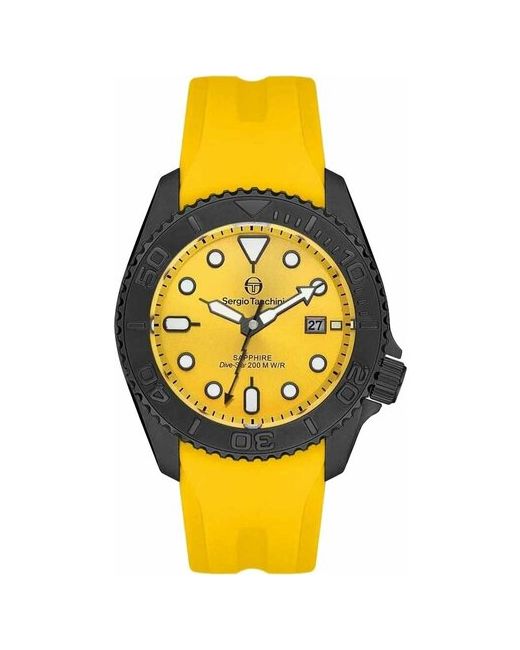 Sergio Tacchini Наручные часы ST.3.10002-3 черный желтый