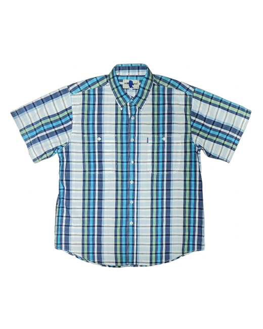 West Rider Рубашка размер 50 зеленый синий