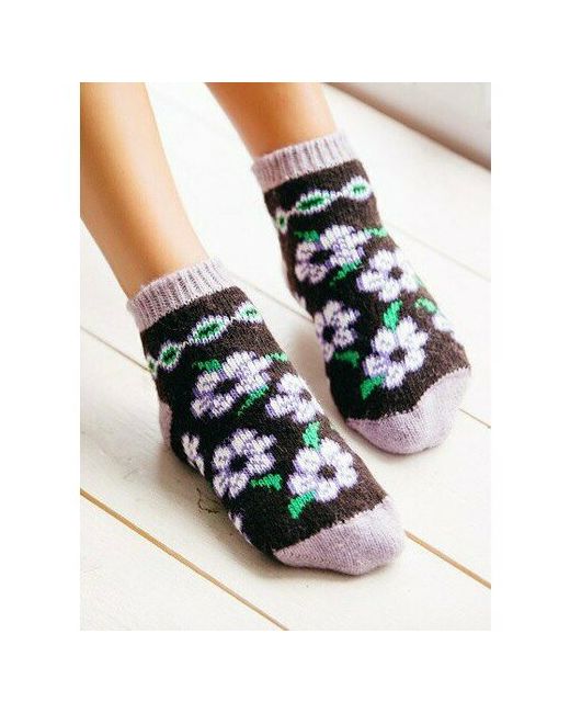 Бабушкины носки носки укороченные размер 34-37 мультиколор