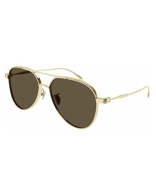 Alexander McQueen Солнцезащитные очки AM0373S 002 прямоугольные оправа
