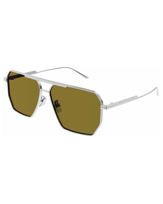 Bottega Veneta Солнцезащитные очки BV1012S 007 прямоугольные оправа для