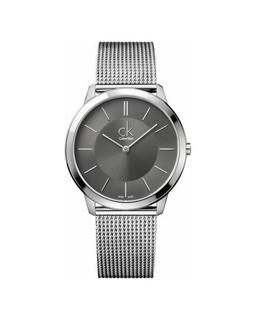 Calvin Klein Наручные часы Швейцарские наручные K3M21124 серебряный серый