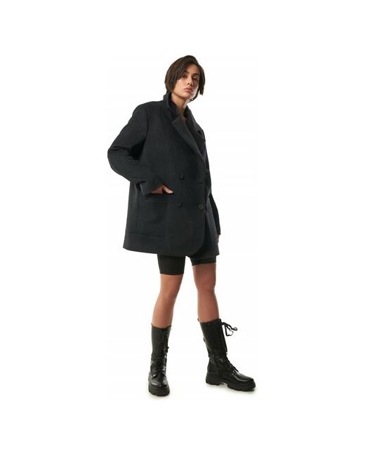 Znwr Пальто-пиджак демисезонное силуэт прямой средней длины размер M