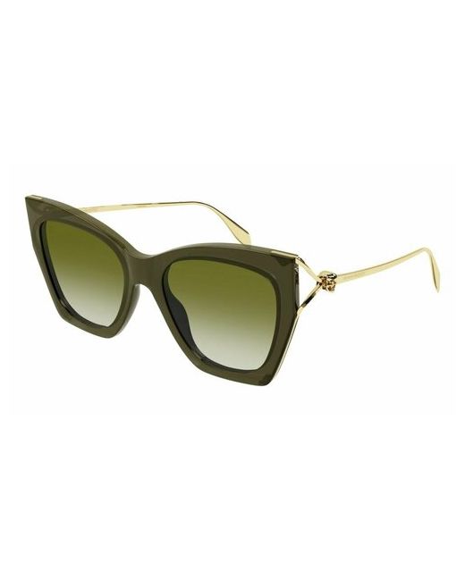 Alexander McQueen Солнцезащитные очки AM0375S 004 прямоугольные для