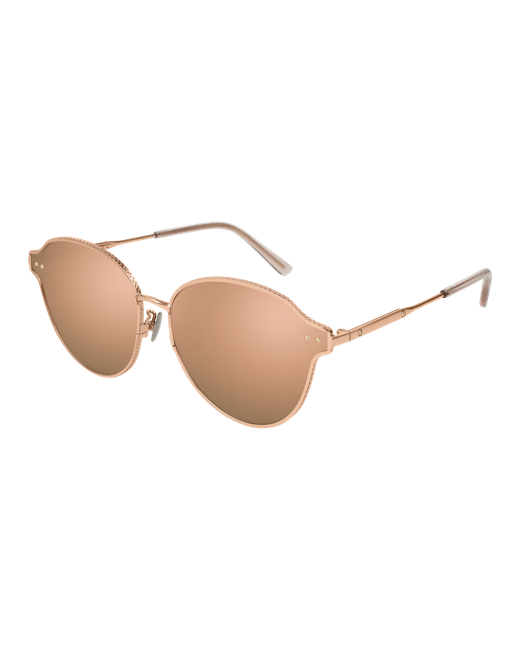 Bottega Veneta Солнцезащитные очки BV0156SK 001 прямоугольные оправа