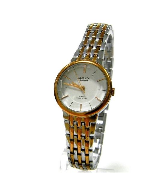 Omax Наручные часы Часы наручные на металлическом браслете серебряный розовый