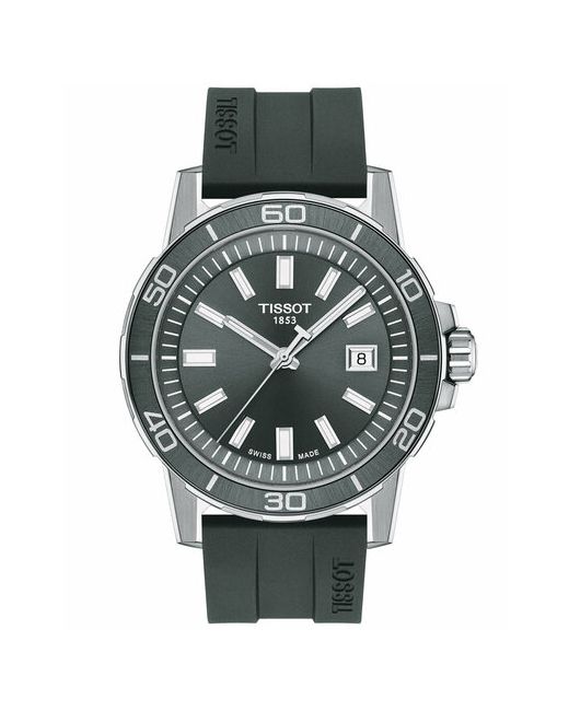 Tissot Наручные часы Швейцарские Supersport Gent T1256101708100 серый черный