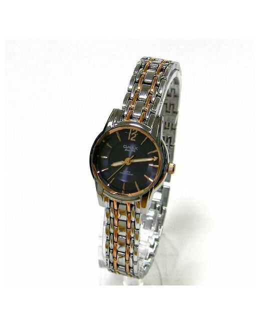 Omax Наручные часы Часы наручные на металлическом браслете синий розовый