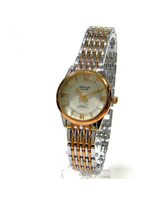 Omax Наручные часы Часы наручные на металлическом браслете розовый серебряный