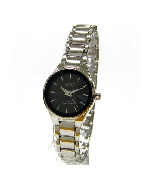 Omax Наручные часы Часы наручные на металлическом браслете серебряный черный