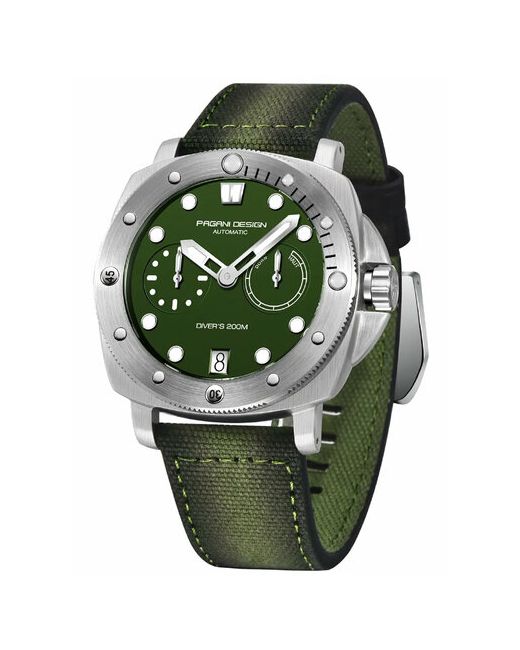 Pagani Design Наручные часы Часы наручные PD-1767 GREEN зеленый серебряный