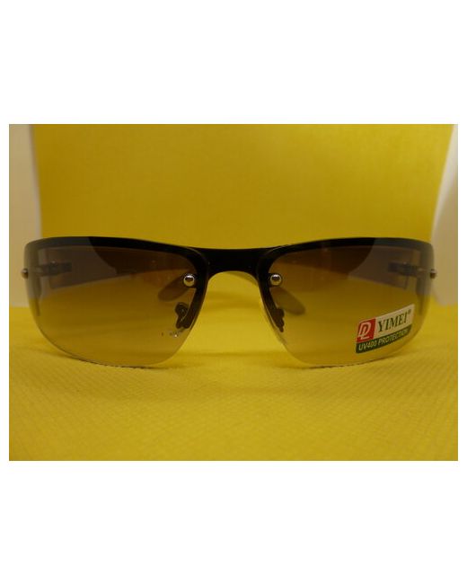 Yimei Солнцезащитные очки 28058181240 овальные складные с защитой от УФ серый