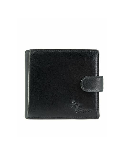 Pellecon Портмоне 113-301-1 гладкая фактура на кнопках 3 отделения для банкнот карт и монет потайной карман подарочная упаковка