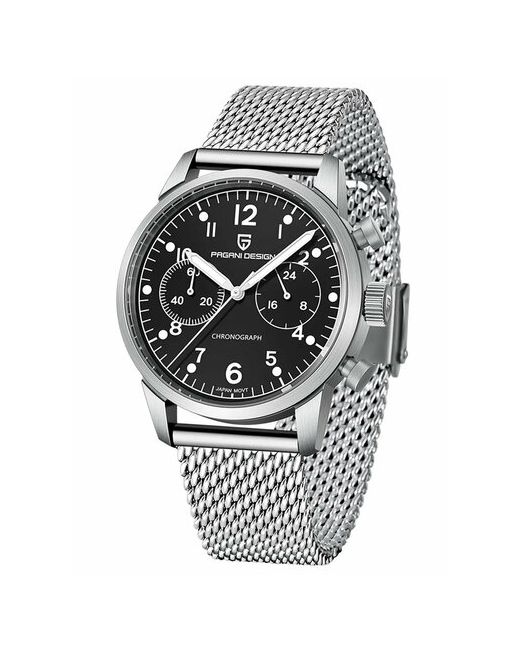 Pagani Design Наручные часы Часы наручные PD-1708 BLACK черный серебряный