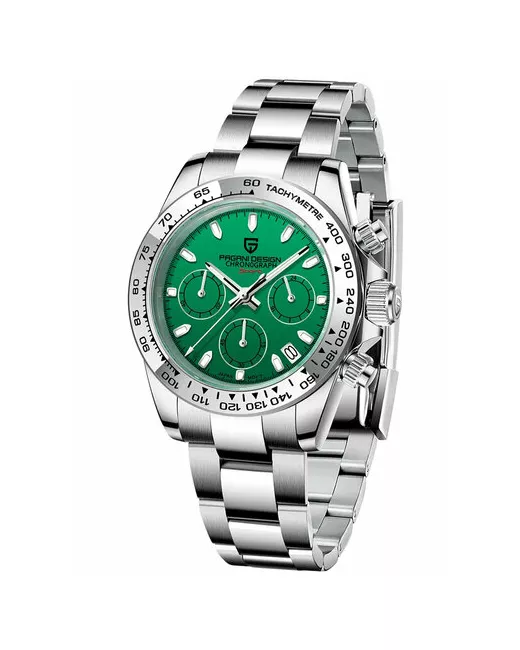 Pagani Design Наручные часы Часы наручные PD-1727 SILVER GREEN зеленый серебряный