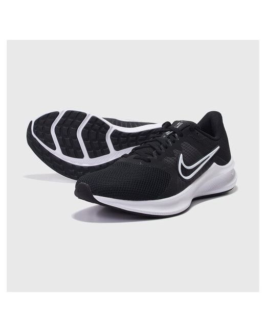Nike Кроссовки Downshifter 11 демисезон/лето беговые повседневные для фитнеса размер 44.5 черный