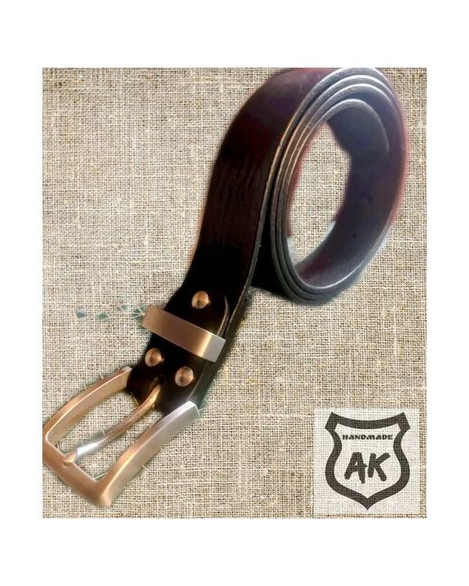 Leather AK Ремень натуральная кожа металл подарочная упаковка для размер длина см.