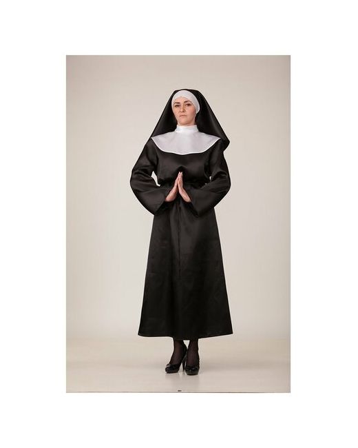 Батик Карнавальный костюм для взрослых Монашка длинная 16145 46