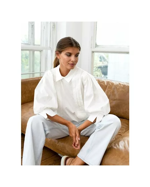 Cosagach Блуза нарядный стиль укороченный рукав размер 50