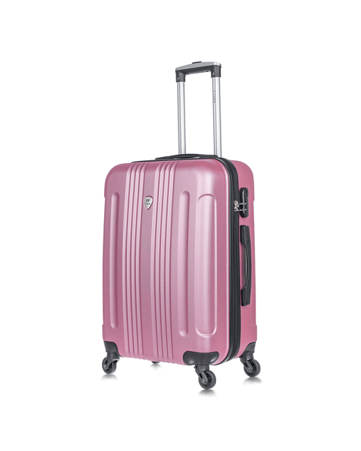 L'Case Чемодан 66 л размер M розовый