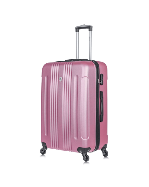 L'Case Чемодан 104 л размер L розовый