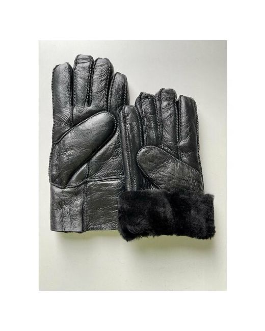 Gardline Перчатки меховые зимние кожаные утепленные из овчины дубленка теплые рукавицы митенки не продуваются