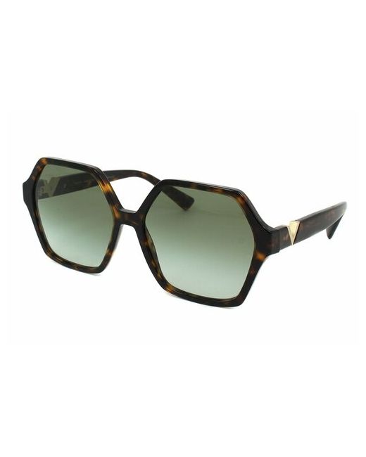 Valentino Солнцезащитные очки шестиугольные оправа градиентные для