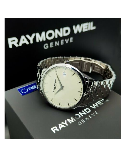 Raymond Weil Наручные часы Toccata 5588-ST-40001. кварцевые производства Швейцарии бежевый серебряный