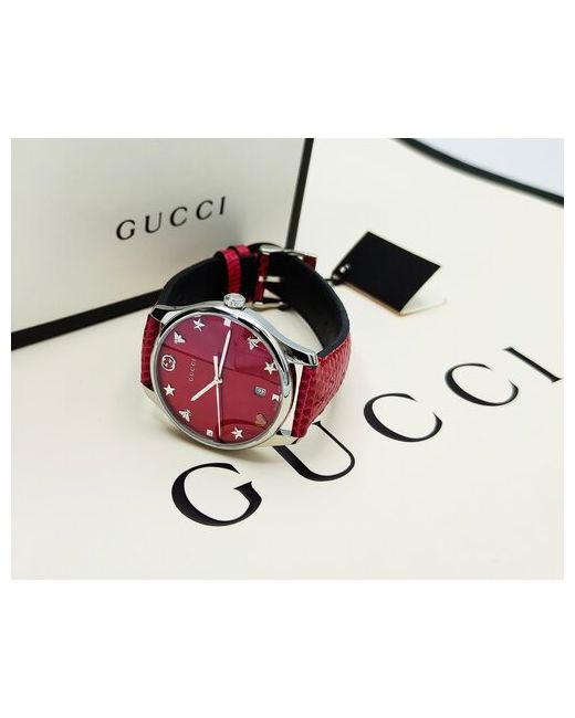 Gucci Наручные часы G-Timeless YA1264041 розовый