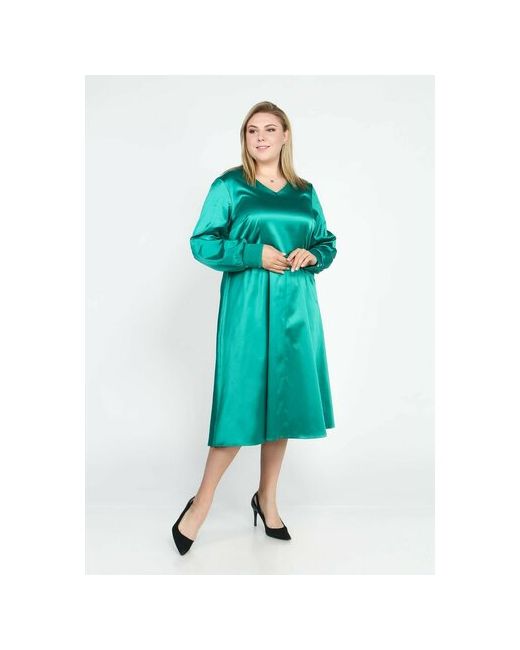 Vitoria Платье повседневное размер 54 зеленый