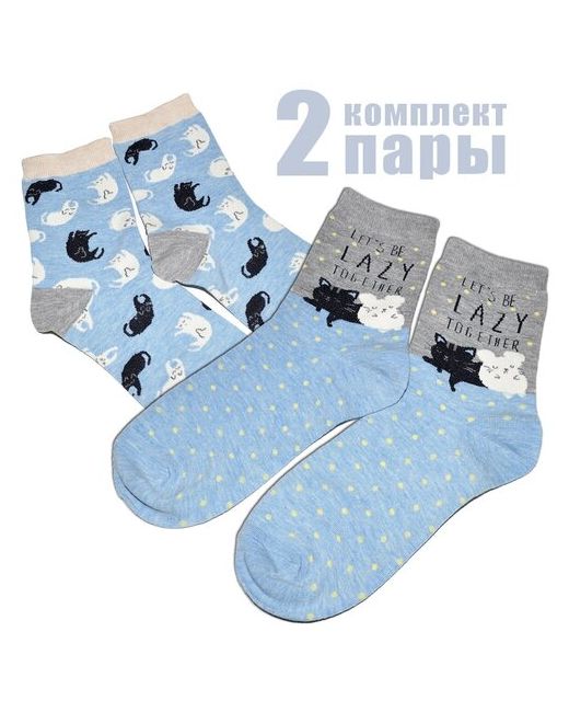 Kawaii носки размер 41 голубой