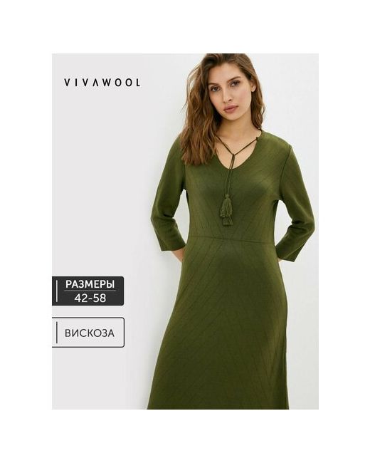 Vivawool Платье размер 42 зеленый