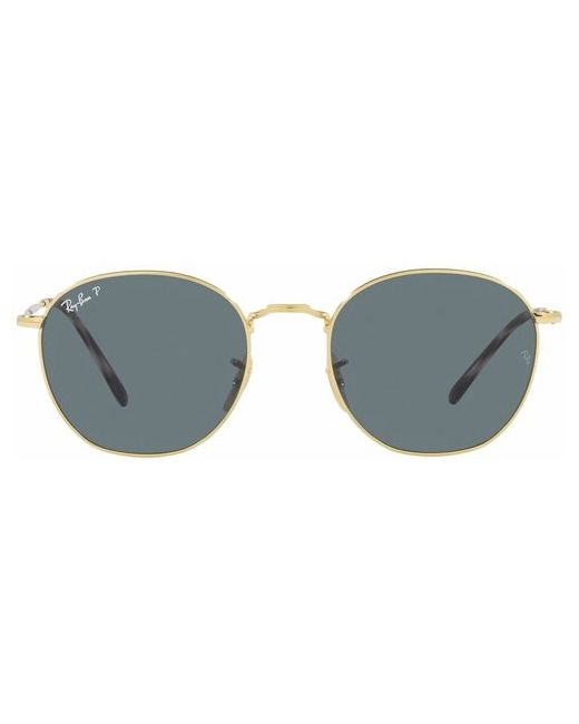 Ray-Ban Солнцезащитные очки круглые оправа золотой