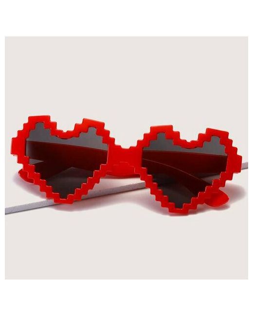 Веселый праздник Карнавальные очки Пиксели Сердца украшение для праздника