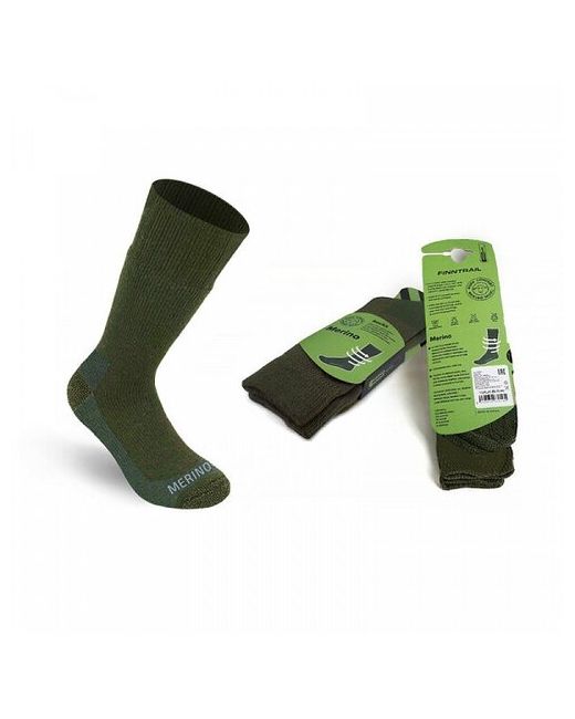 Finntrail носки 1 пара размер 42 зеленый