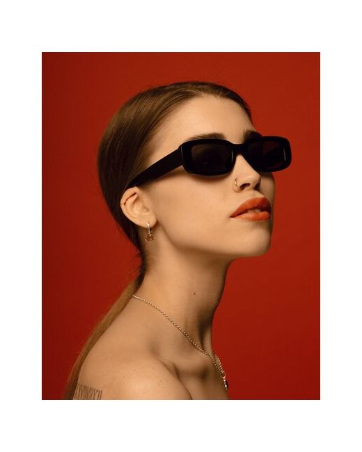 Ochki.store Солнцезащитные очки прямоугольные оправа ударопрочные с защитой от УФ