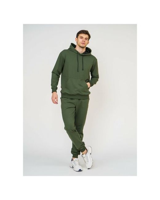 Nsd-Style Костюм толстовка и брюки размер 58 зеленый